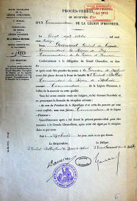 Légion d'honneur D.Dalbiez
