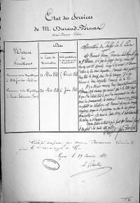 Légion d'honneur Durand Fornas
