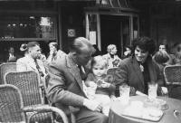 Dominique et Brigitte Dalbiez avec R.Reetraa- La Haye-1953