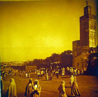 La procession à Sidi Saïd - Meknès à gauche