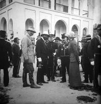 Visite au sultan Moulay Hafid : Mr Gaillard, consul de France